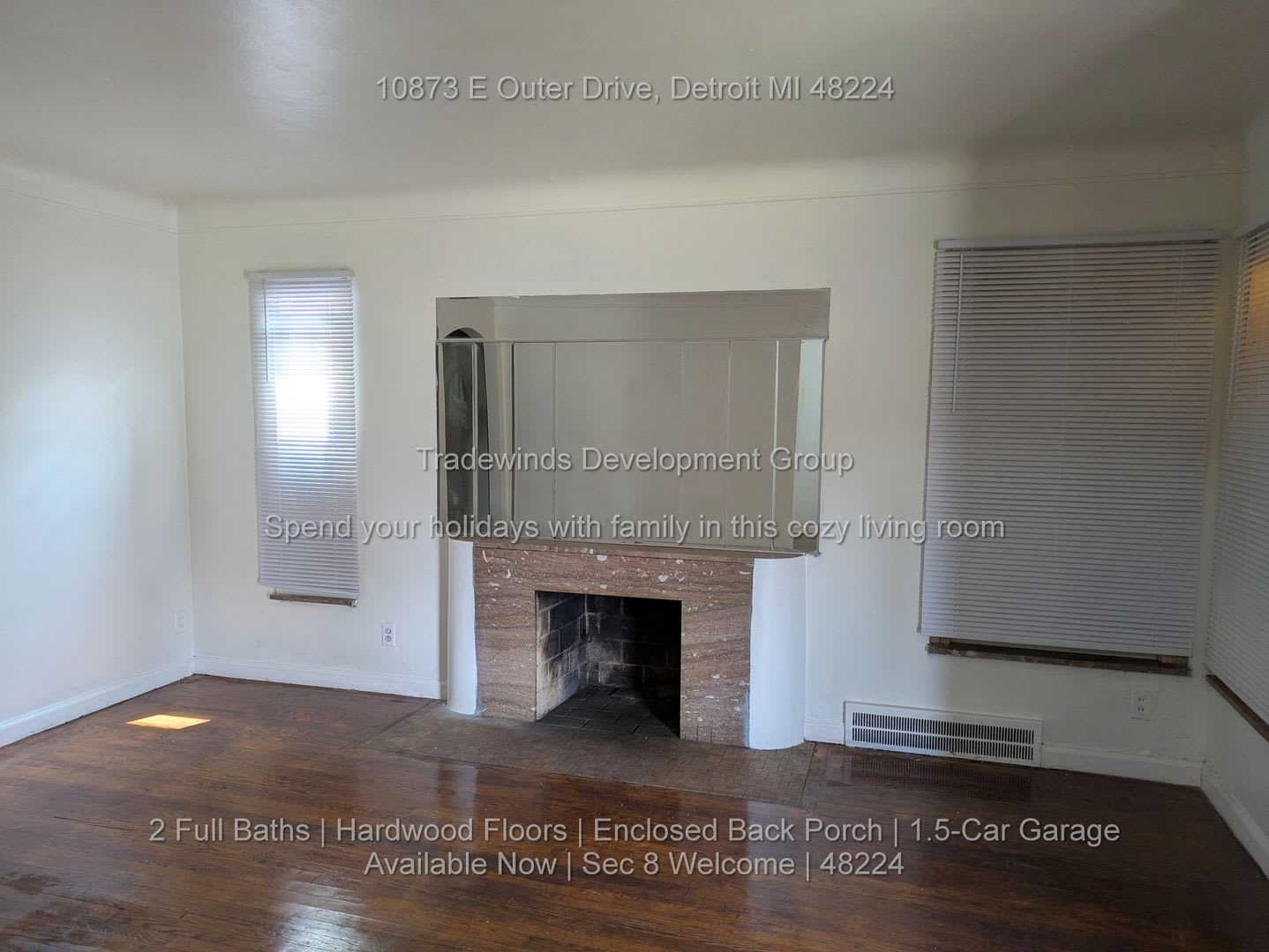10873 E Outer Drive Is A 3 Bedroom 2 Bathroom Brick Bungalow For Rent In Detroit S Outer Drive Hayes Neighborhood For 1 325 Month Section 8 And Housing Choice Vouchers Welcome Just Southeast Of Chandler Park In 48224 – photo 2