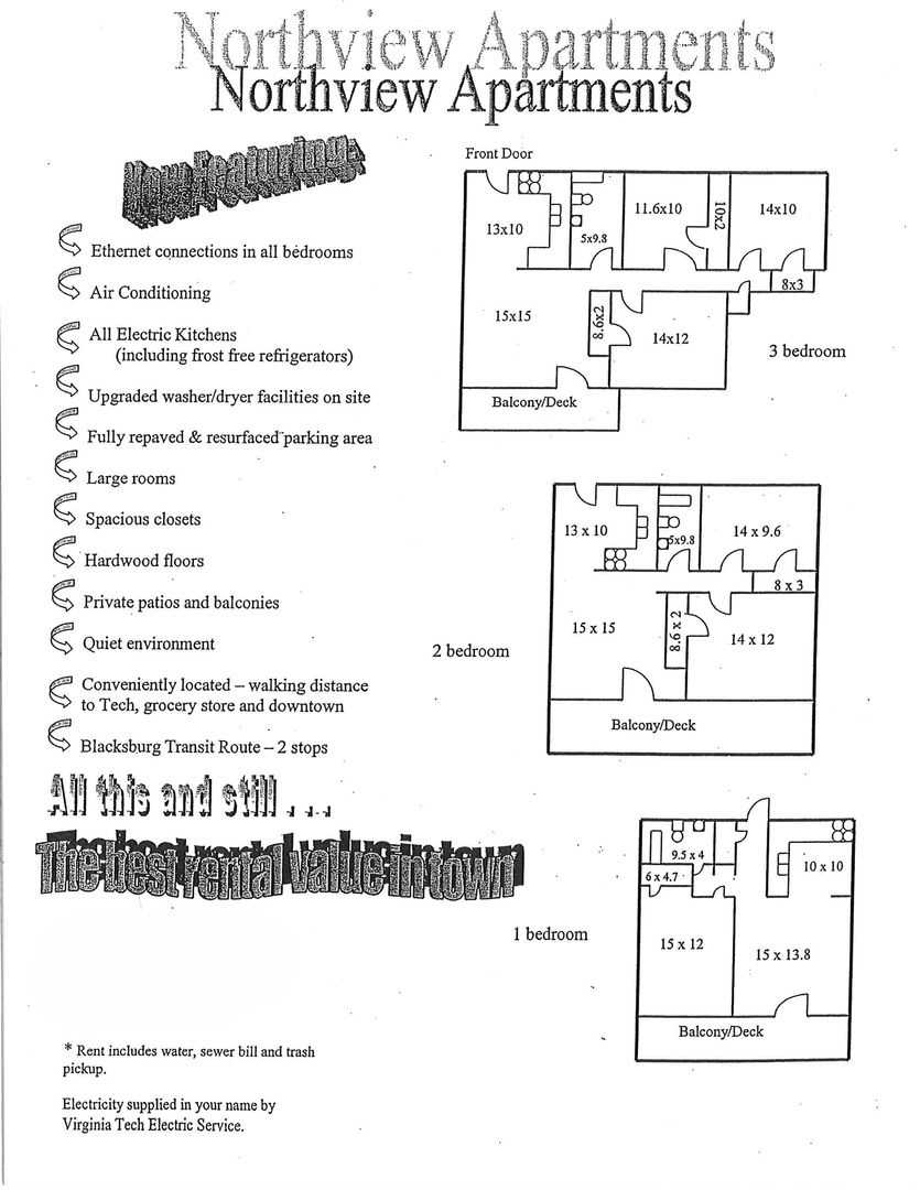 2 Bedroom, 1 Bath Apartment – photo 3