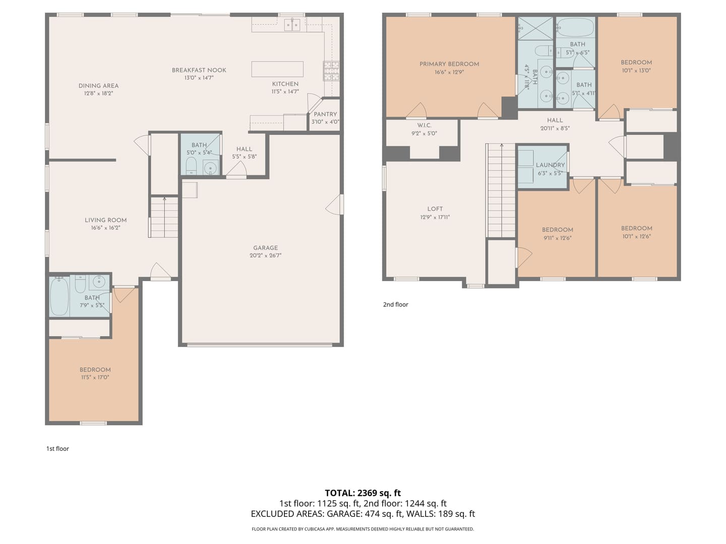 five bedrooms and three and a half bathrooms home in Fresno, CA – photo 2