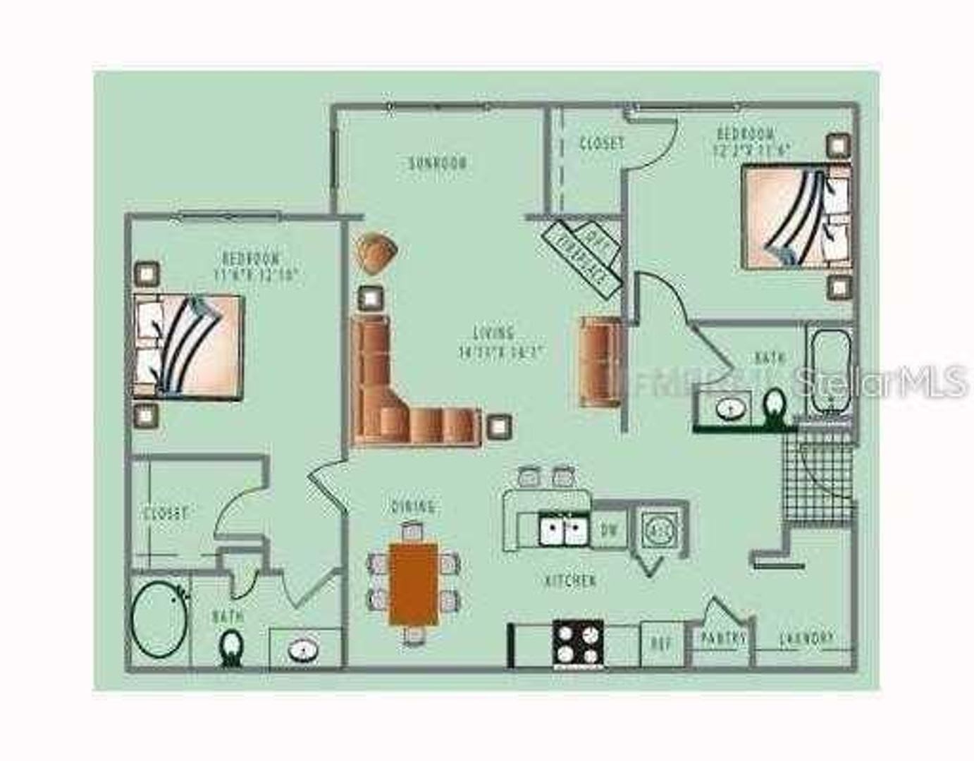 Well maintained condo in a GATED COMMUNITY with community POOL at heart of new Tampa – photo 1