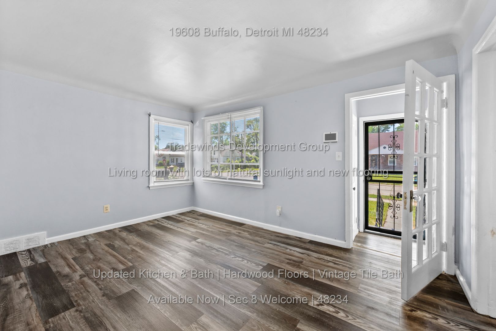 19608 Buffalo St Is A 3 Bedroom Brick Bungalow For Rent In Detroit S Pershing Neighborhood For 1 150 Month Section 8 And Housing Choice Vouchers Welcome On A Mature Tree Lined Street Near Mound Rd In 48234 – photo 3