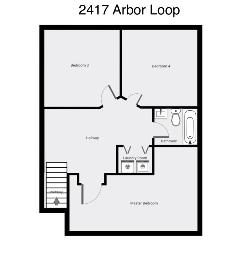 Room in 4 Bedroom Townhome at Arbor Loop Dr – photo 4