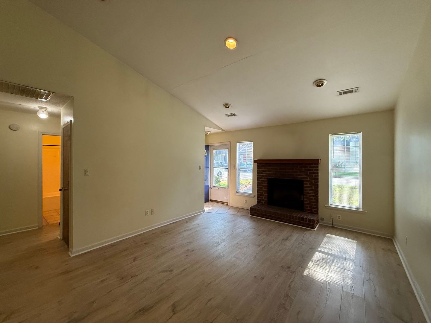 2 bedroom, 1 bath duplex with new LVP flooring in living room and bedrooms – photo 3