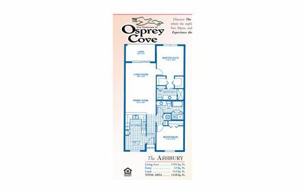 Osprey Cove 2 Bed 2 Bath Ashbury Floor Plan – photo 3
