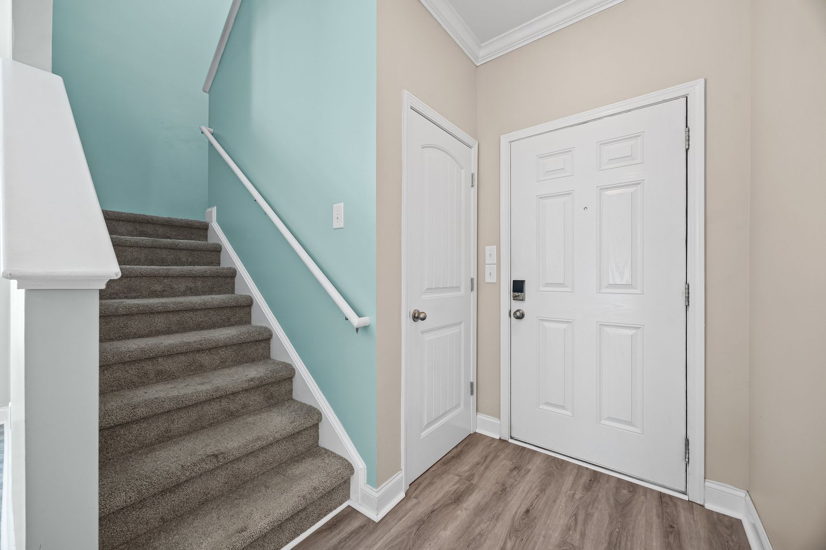 Gorgeous End Unit 3 Bedroom Town Home In Desirable Harpers Mill With Garage And Primary On Main With Walk In Shower – photo 4
