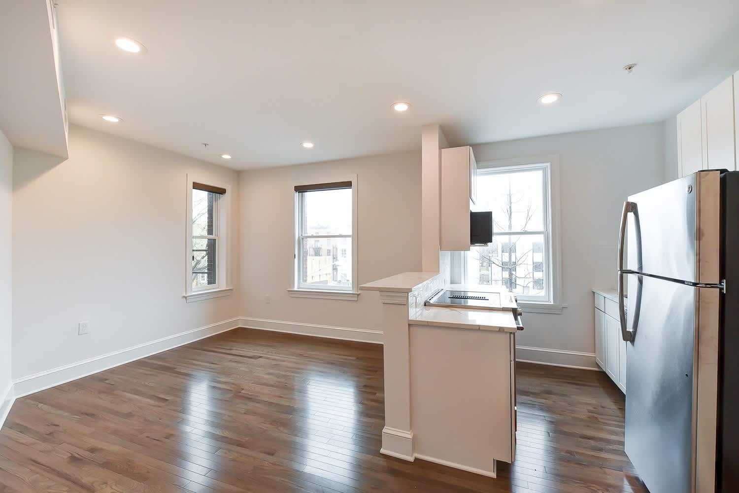 Newly Renovated Logan Circle One Bedroom One Bath With Washer Dryer In Unit Pets Welcomed Stainless Steel Appliances Hardwood Floors – photo 4