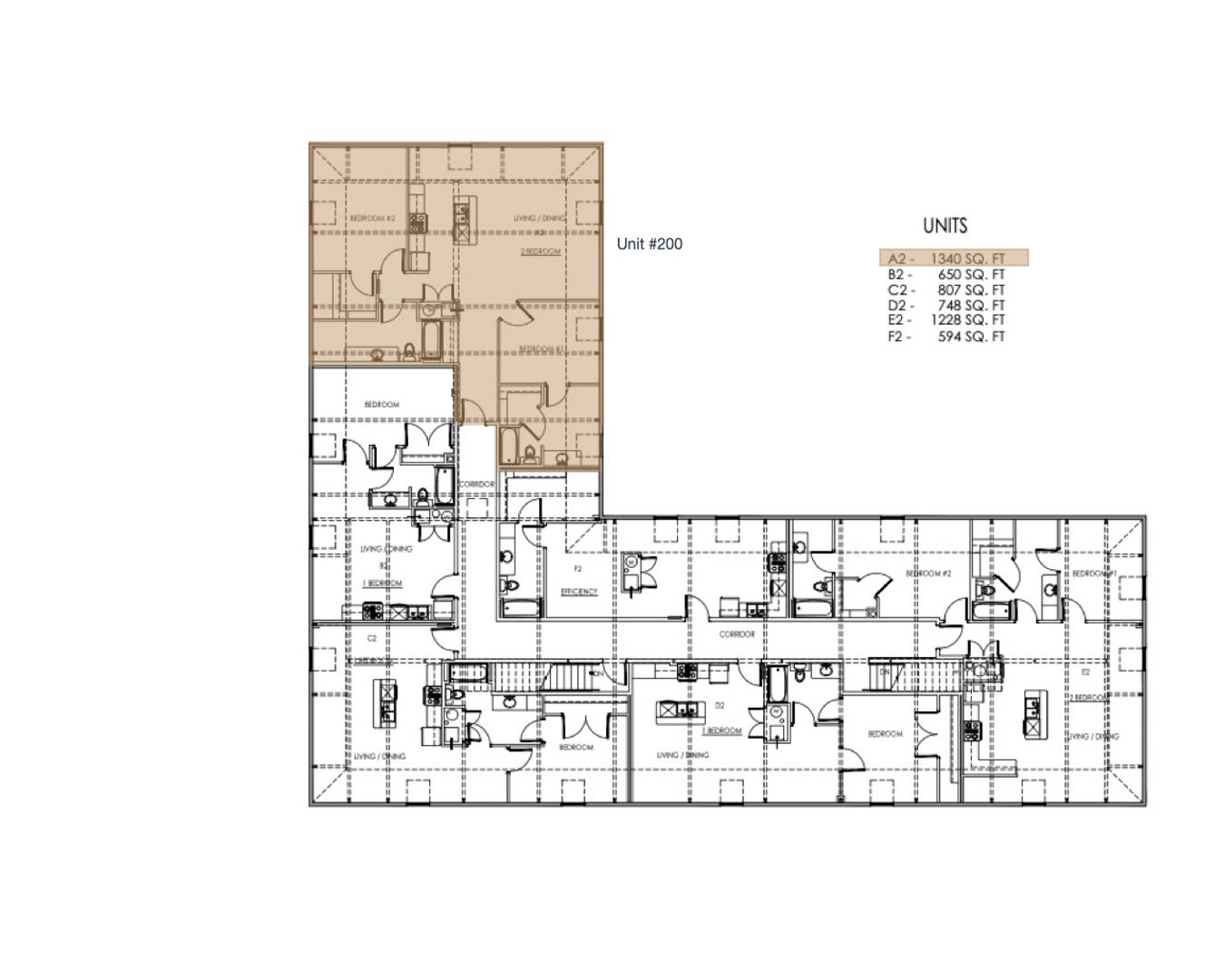 The Courtyard Lofts ~ Two Bedroom Apartment – photo 5