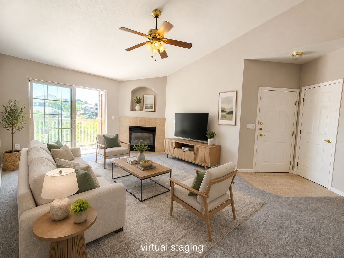 Top-Floor Condo with Vaulted Ceilings, Mountain Views & Garage in Cherry Creek Schools – photo 1