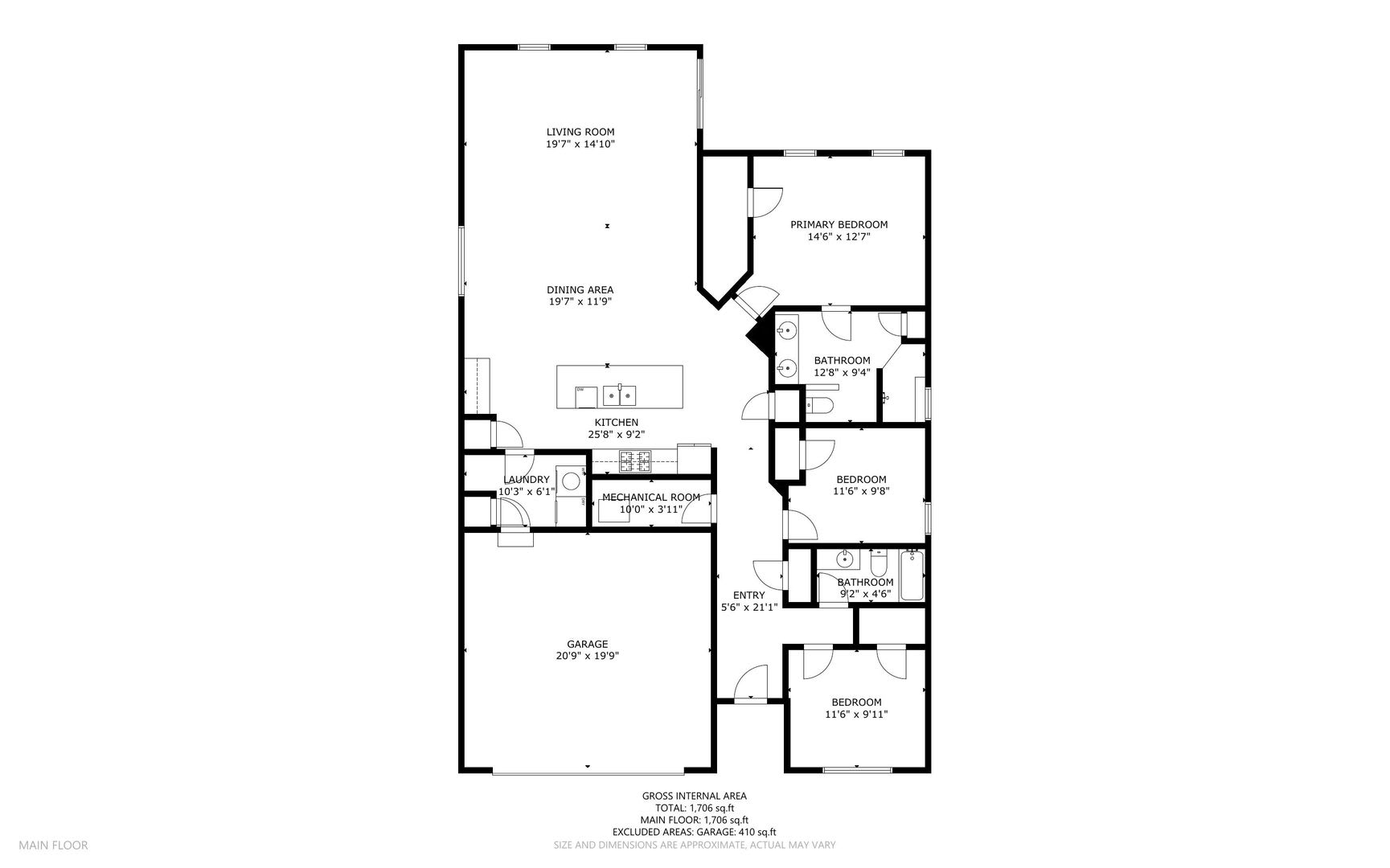 Modern Home with Open Floor Plan in Blacksburg – photo 5