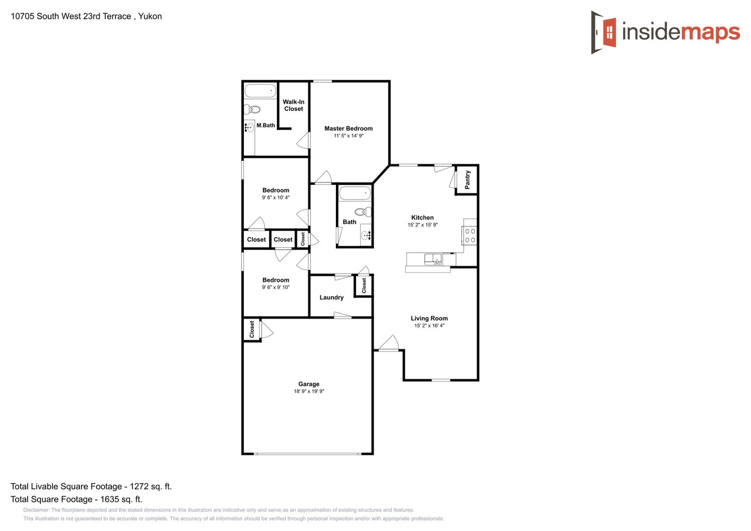 Spacious 3 Bedroom 2 Bath Home in Mustang Schools – photo 3