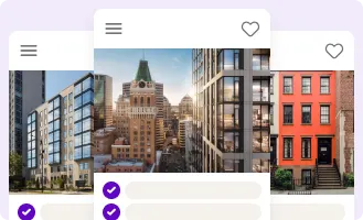 Apartment Listing Cards Illustration
