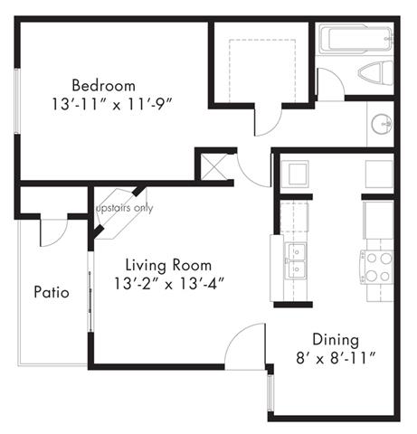 Aviare Place – 1 bed, 1 bath, $972