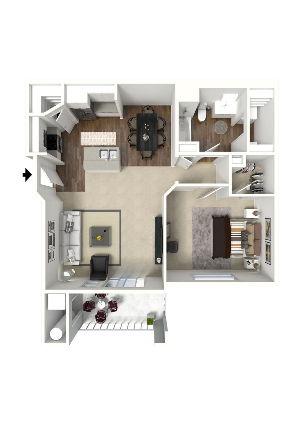 The Station Apartments at Gateway – H402