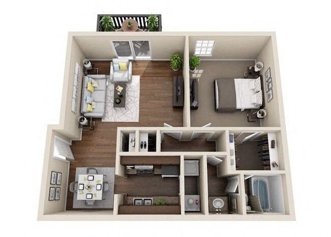 Ascot Place – 1 bed, 1 bath, $750