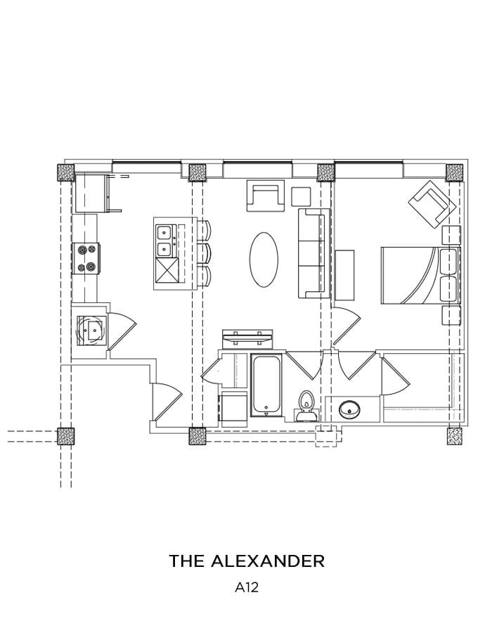 The James Apartments – 102