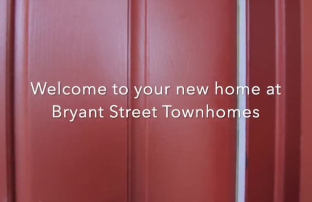 Bryant Street Townhomes property video