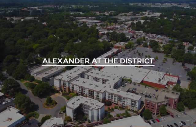 Alexander at the District property video